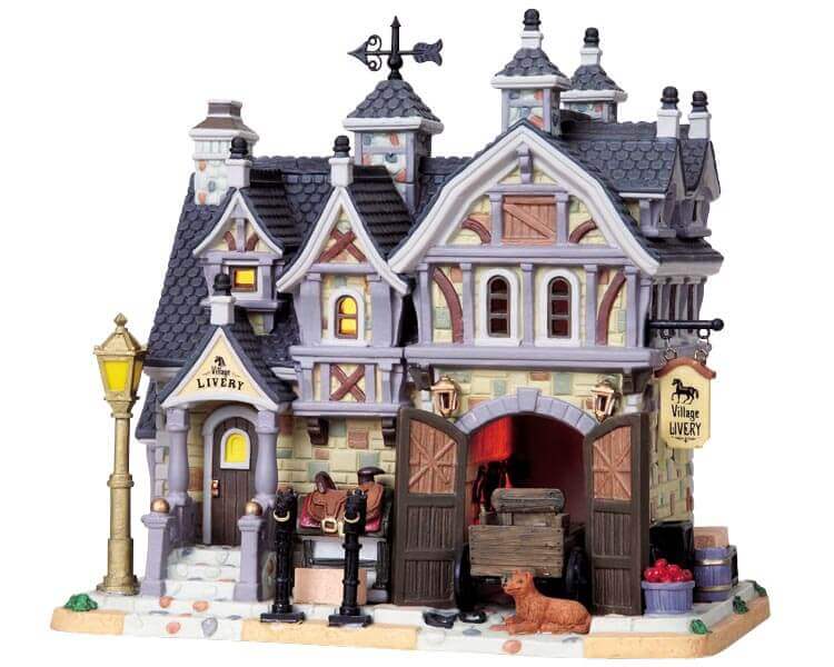 lemax-holidays-seasons-village-livery-miniaturhaus image 1