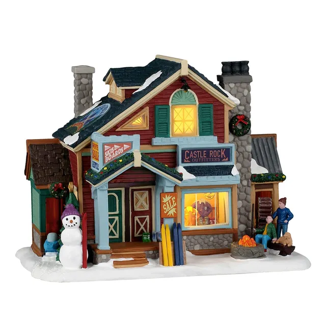 lemax-castle-rock-ski-outfitters-miniaturhaus image 1