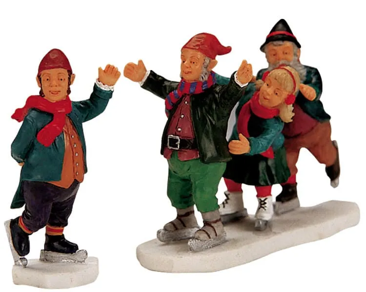 lemax-skating-elves-schlittschuh-elfen-figuren-set image 1