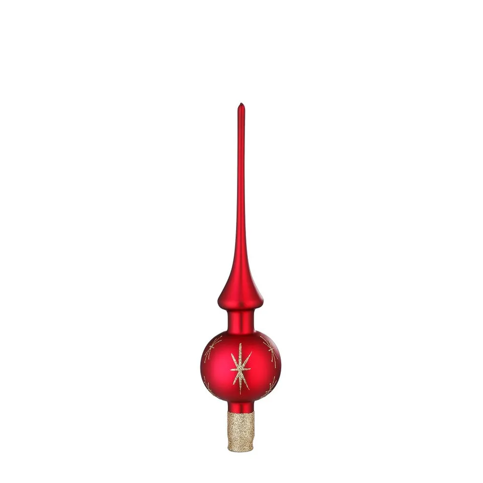 inge-glas-sternentanz-baumspitze-30-cm-ochsenblut-matt image 1