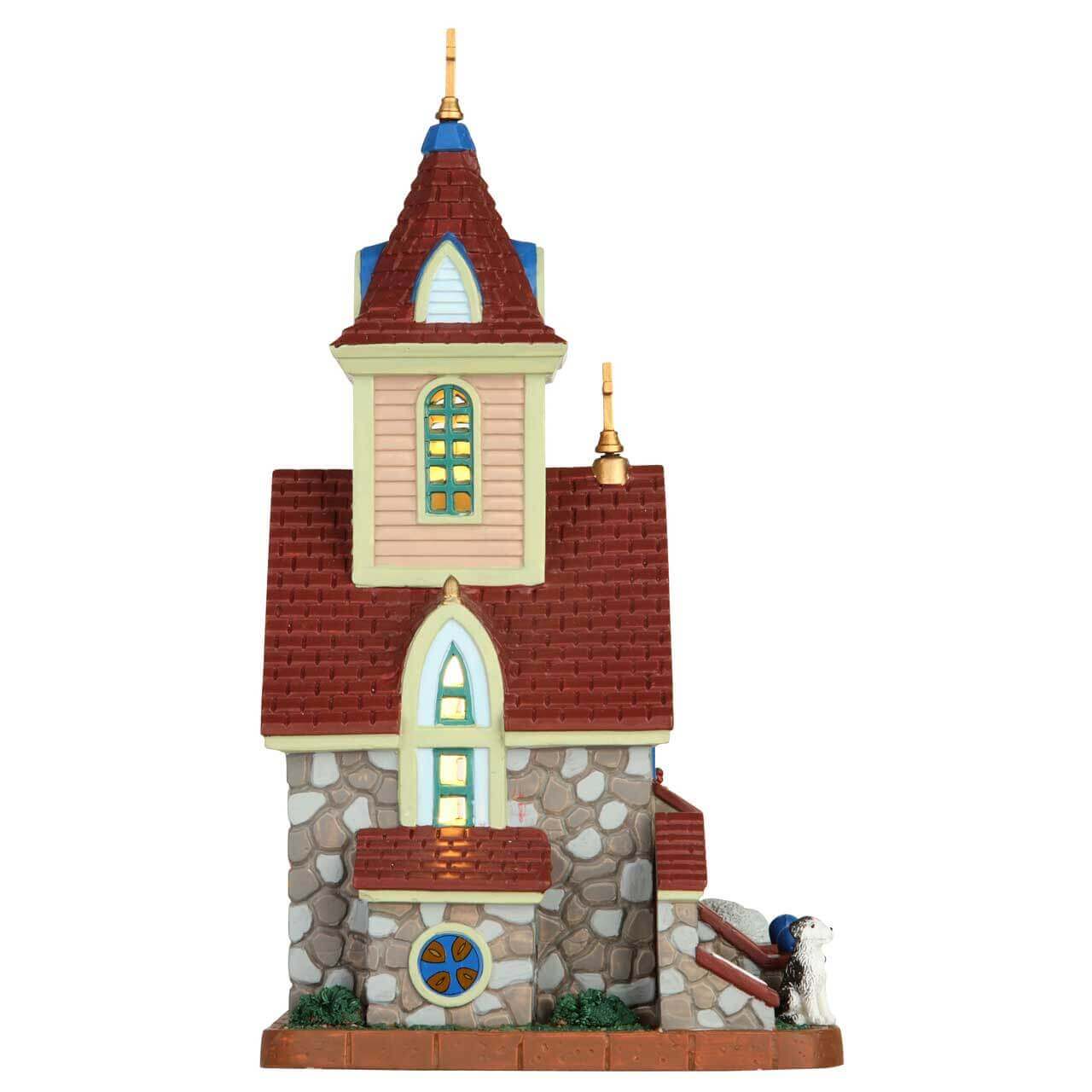 lemax-good-shepherd-church-miniatur-kirche-weihnachtsdorf image 2