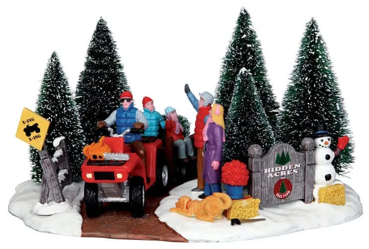 lemax-here-comes-our-tree-weihnachtsbaum-set image 1