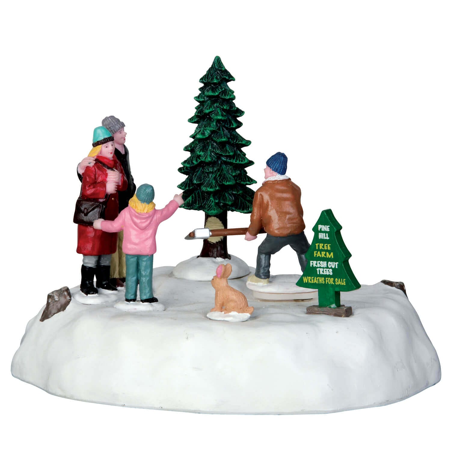 lemax-pine-hill-tree-farm-weihnachtsbaumfarm-szene image 1