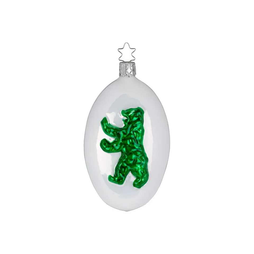 inge-glas-relief-berliner-b-r-anh-nger-11-cm-gr-n image 1
