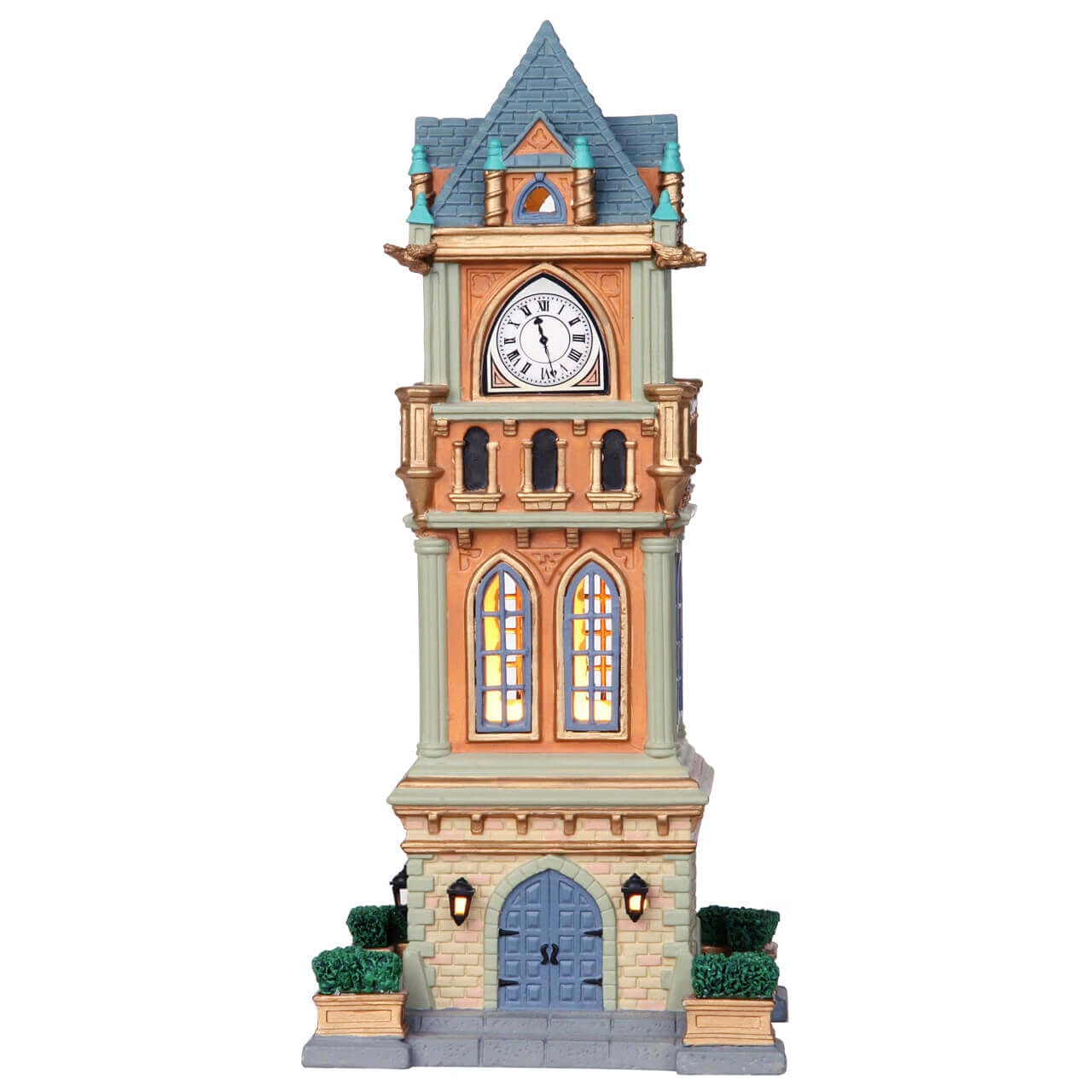 lemax-municipal-clock-tower-uhrturm-caddington image 2