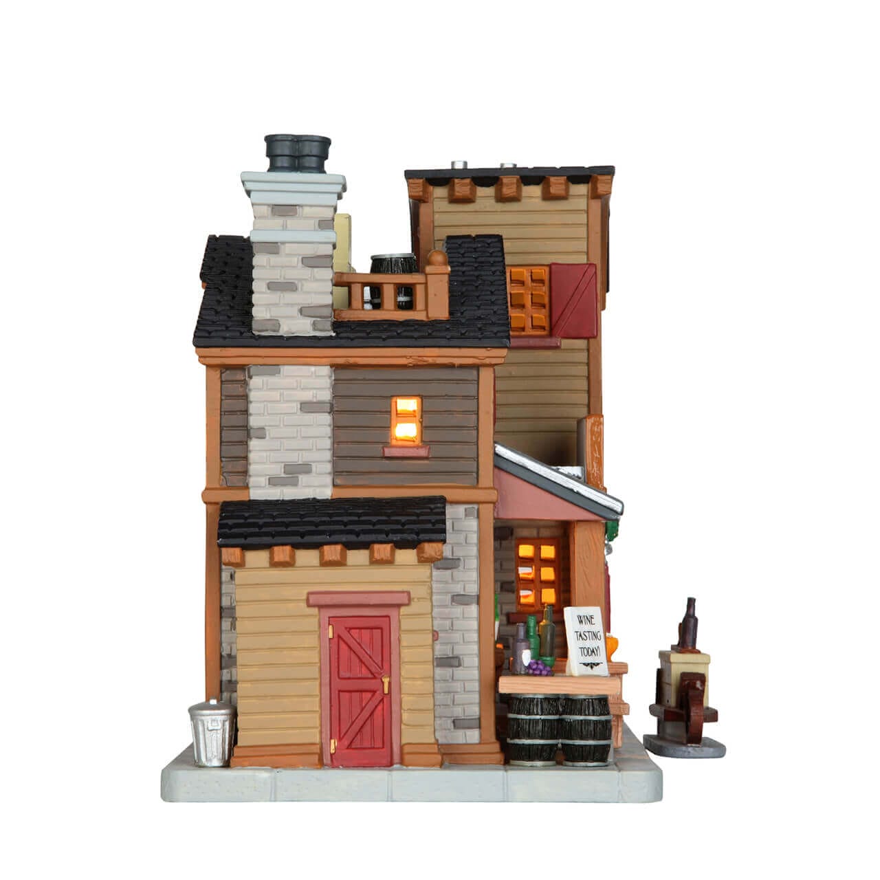 lemax-village-wine-beer-garden-weihnachts-miniaturszene image 3