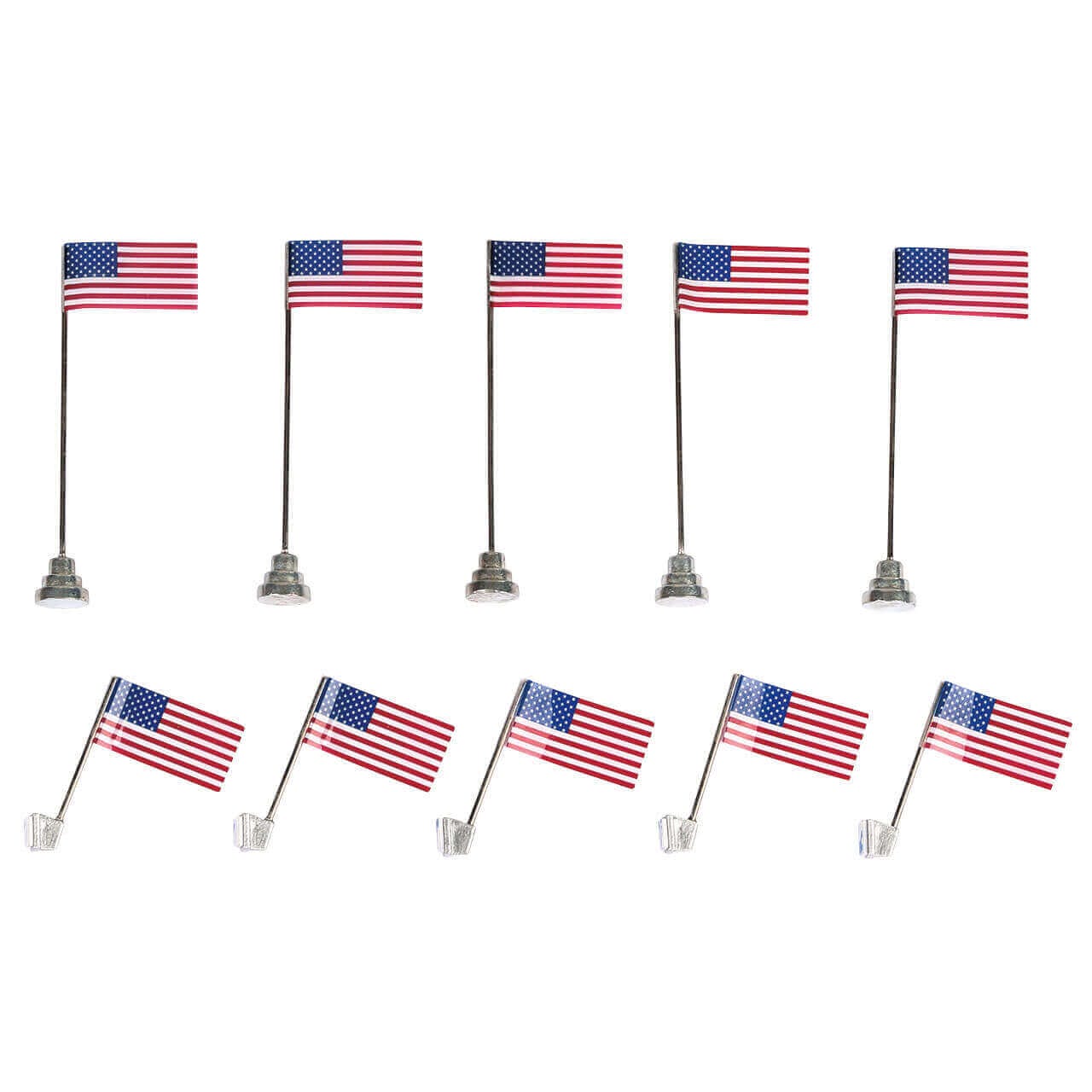 lemax-american-flag-post-fahnenmast-miniatur image 1