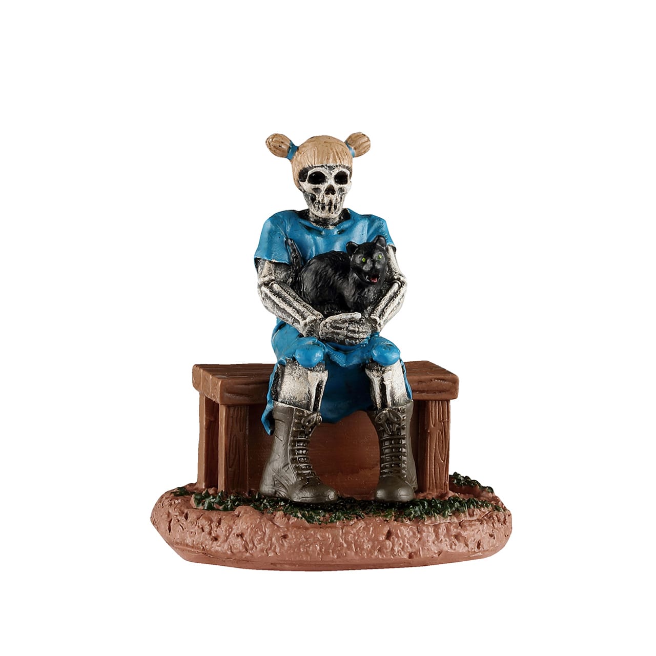 lemax-ghoul-sister-with-cat-halloween-figur image 1