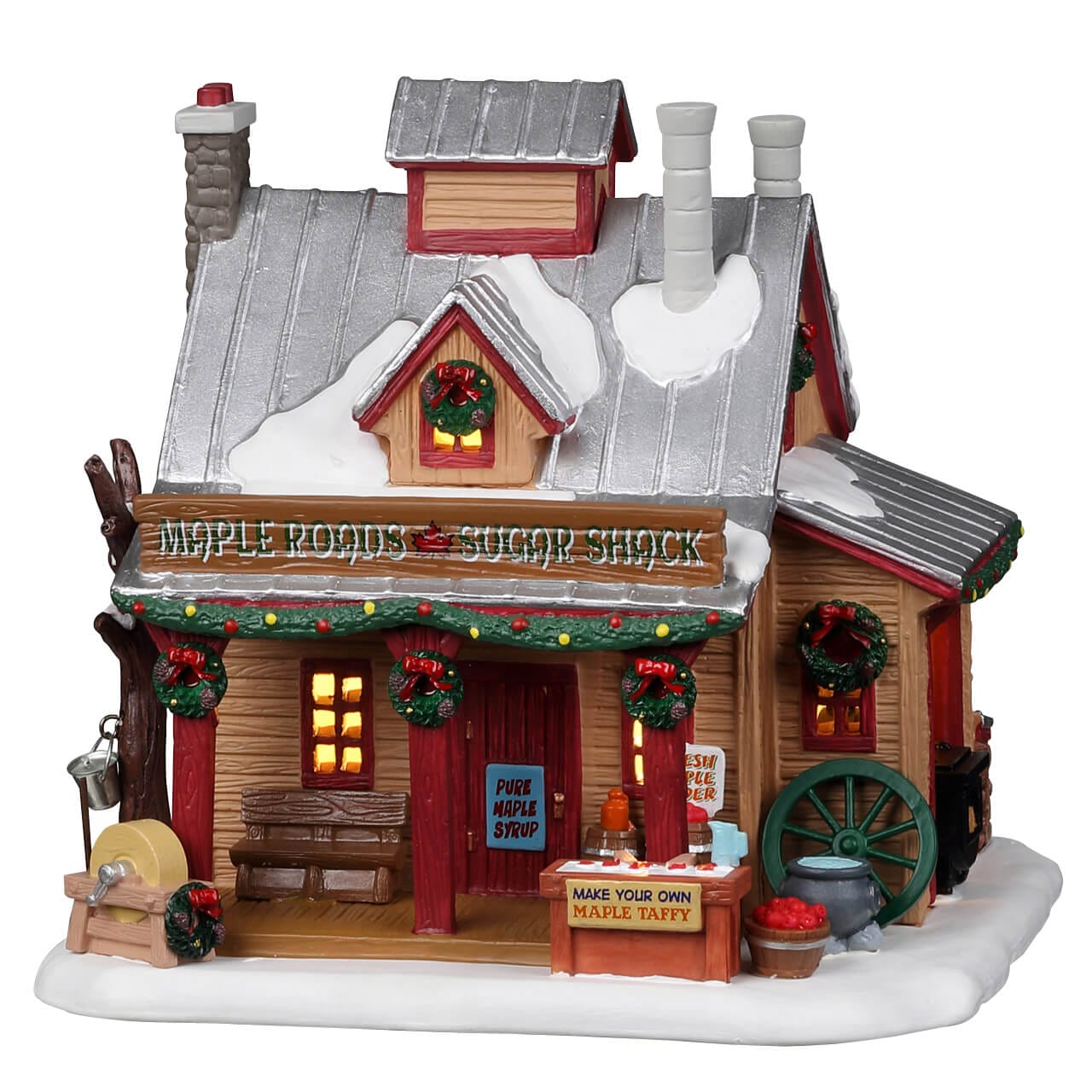 lemax-maple-roads-sugar-shack-vail-village-blockh-tte image 1
