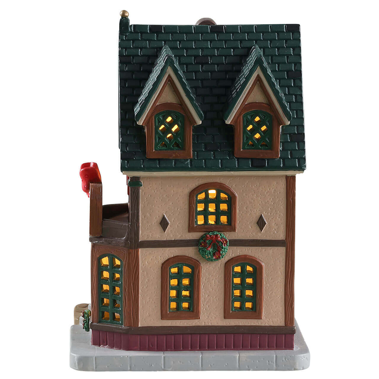 lemax-the-red-bow-christmas-shoppe-beleuchtetes-weihnachtshaus image 2