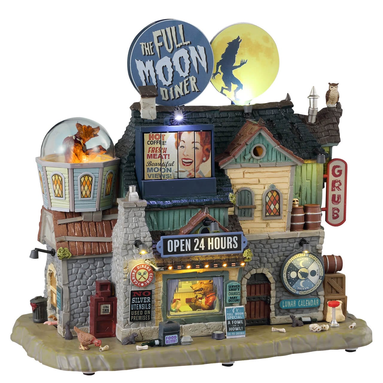 lemax-the-full-moon-diner-spooky-town-geb-ude image 2