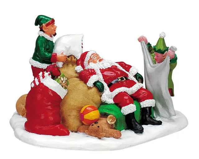 lemax-tuckered-out-santa-weihnachtsfigur image 1