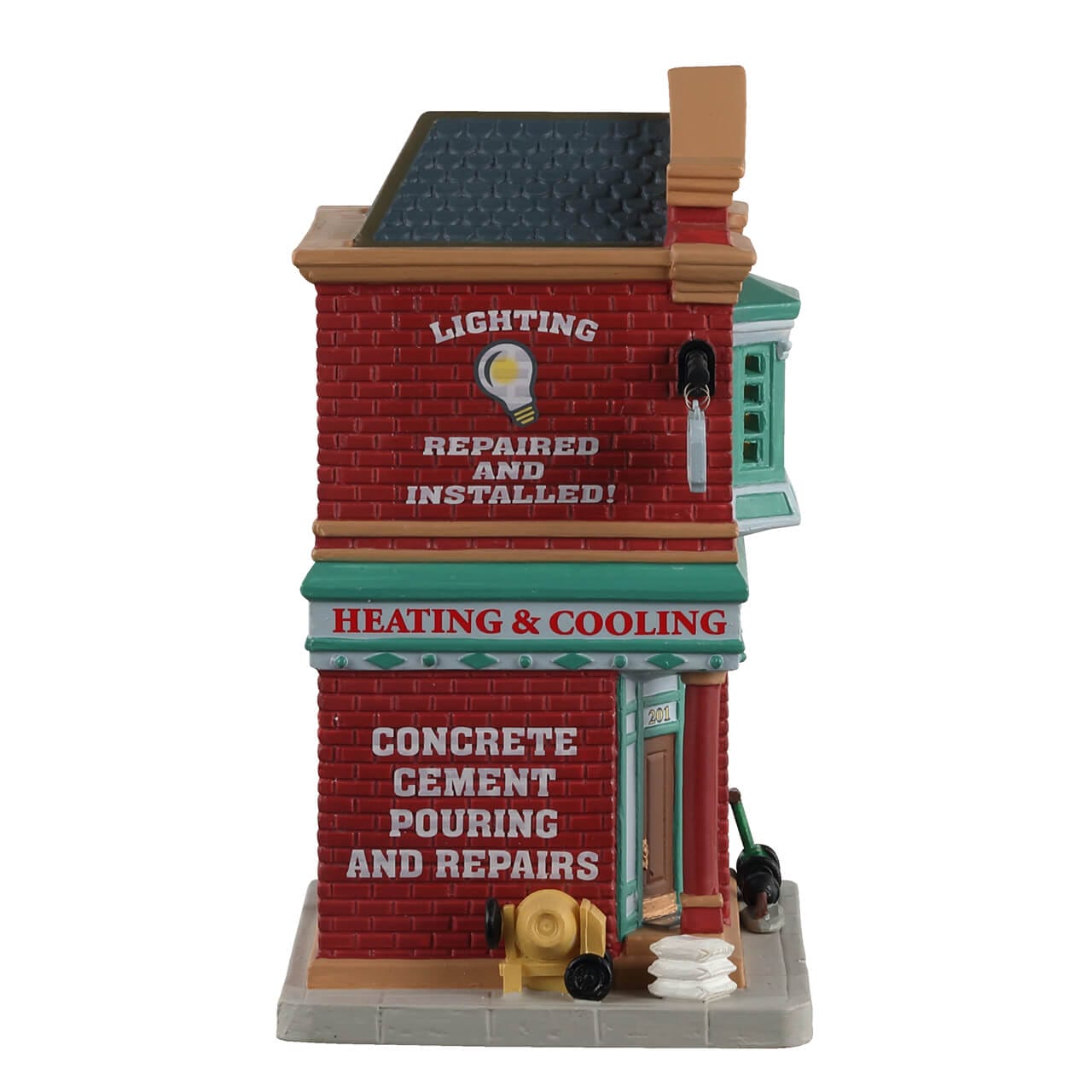 lemax-rick-mccall-s-fix-it-all-werkstatt-miniaturhaus-weihnachtsdorf image 2