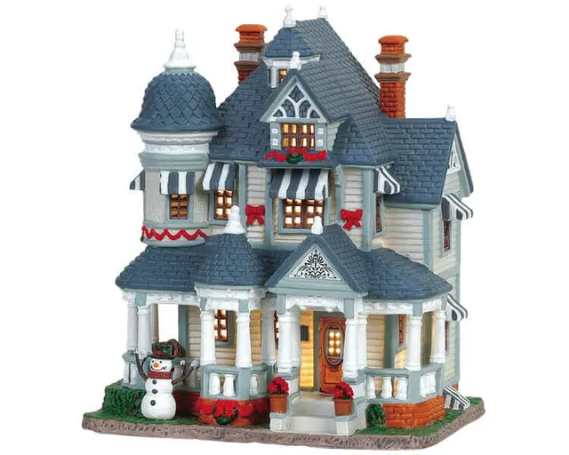 lemax-harlow-manor-miniatur-herrenhaus image 1