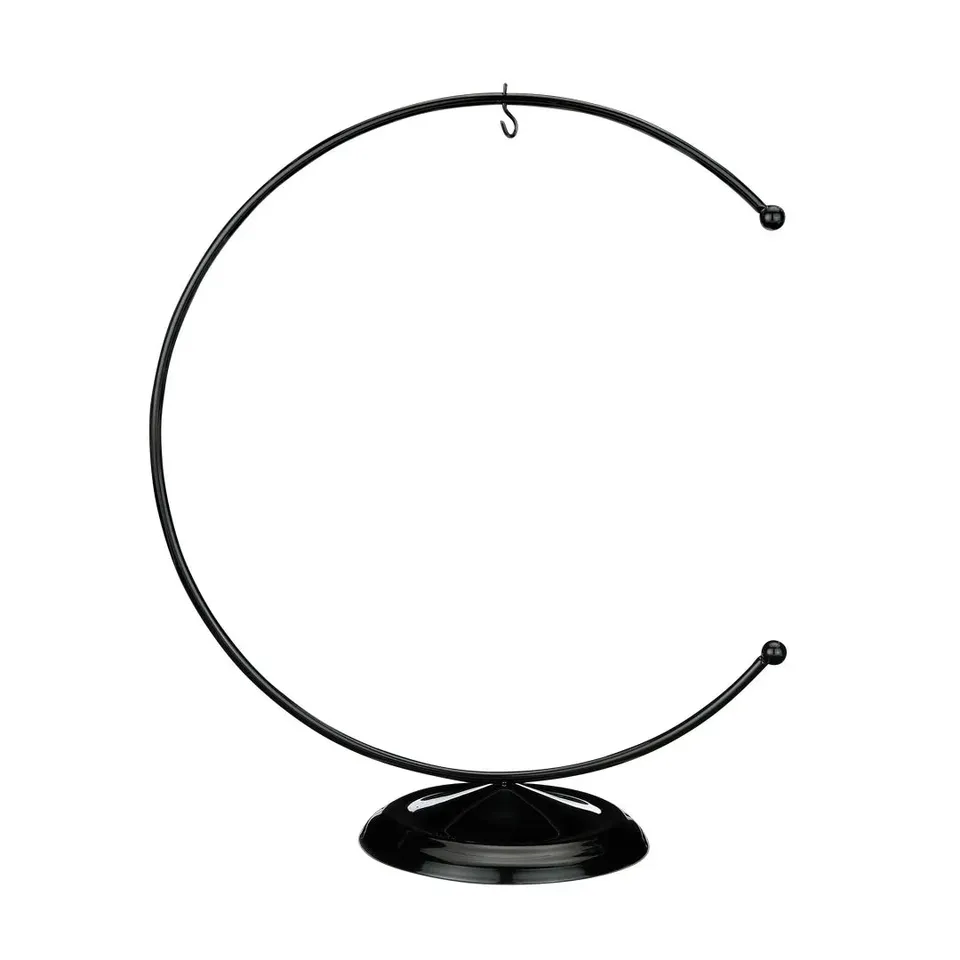 inge-glas-ornamentst-nder-schwarz-metall-22-5-cm image 1
