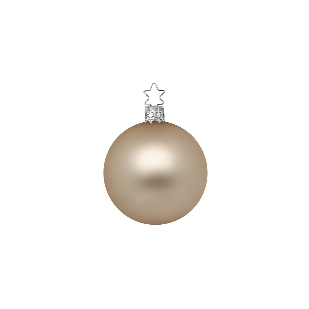 inge-glas-kugeln-steinbock-matt-8-cm-beige-creme-manufaktur-christbaumkugel image 2