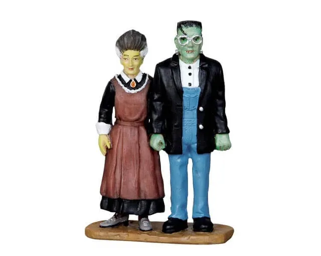 lemax-frankenstein-gothic-miniatur-gruselhaus-spooky-town image 1