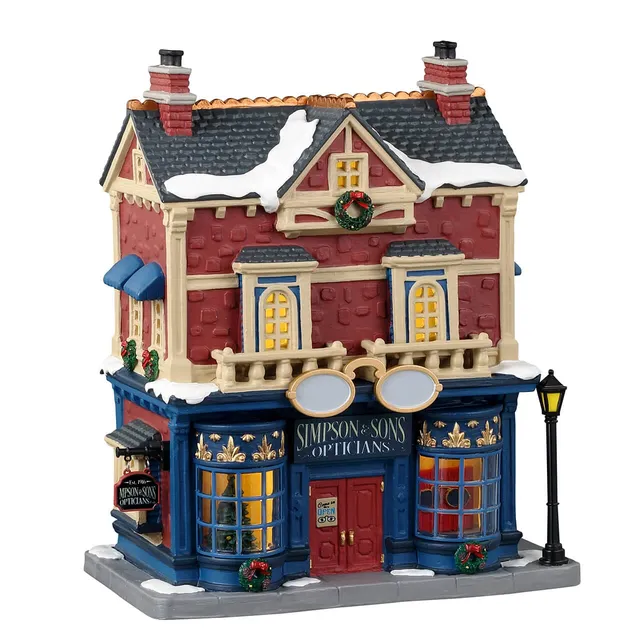 lemax-simpson-sons-opticians-beleuchtetes-miniaturhaus-caddington image 1