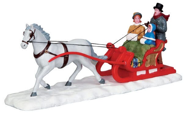 lemax-fancy-victorian-sleigh-weihnachts-miniaturschlitten image 1