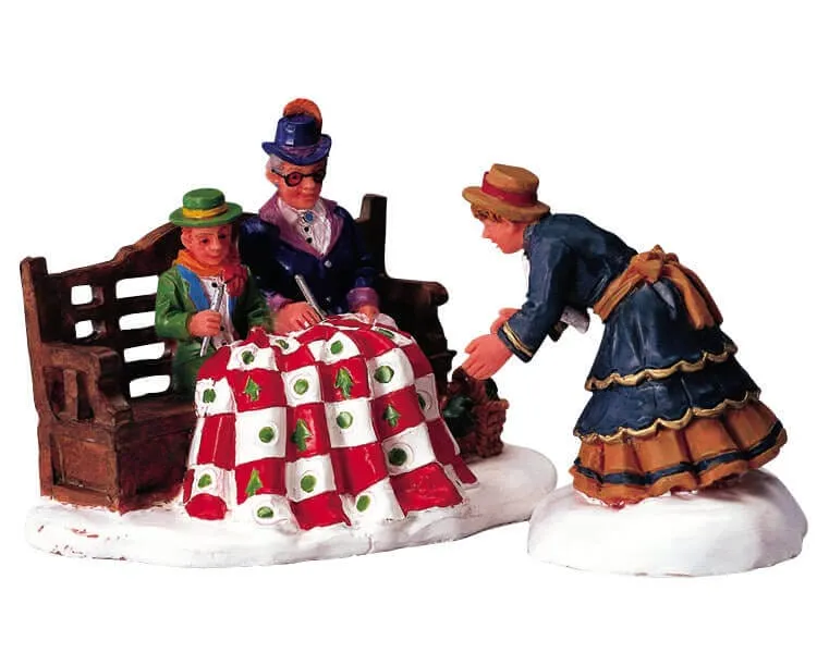 lemax-christmas-quilters-weihnachtsfiguren-handbemalt image 1