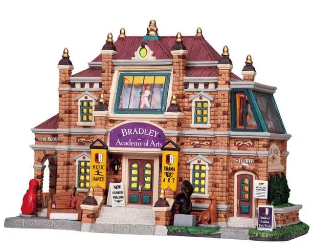 lemax-bradley-academy-of-arts-weihnachtsdorf-geb-ude image 1