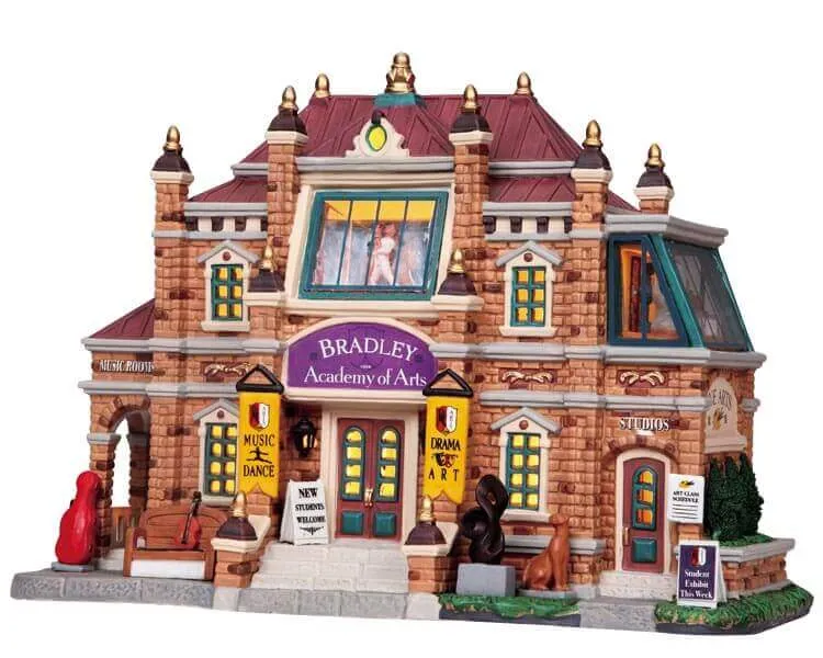 lemax-bradley-academy-of-arts-weihnachtsdorf-geb-ude image 1