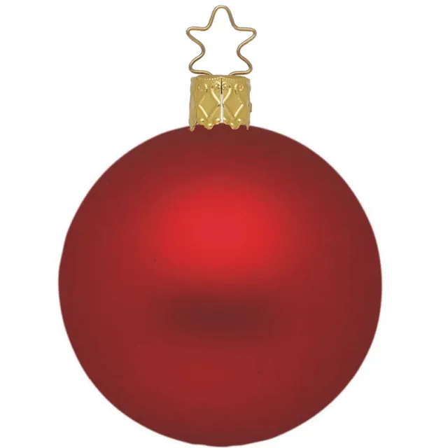 inge-glas-kugel-ochsenblut-matt-christbaumkugel-15-cm image 1