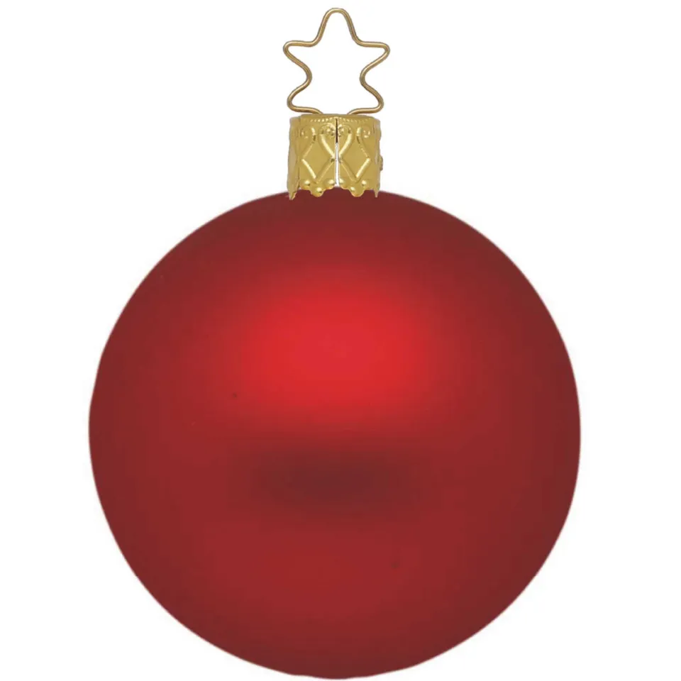 inge-glas-kugel-ochsenblut-matt-christbaumkugel-15-cm image 1