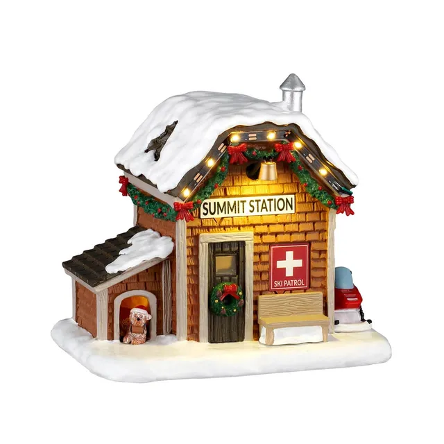 lemax-ski-patrol-summit-station-winterhaus image 1