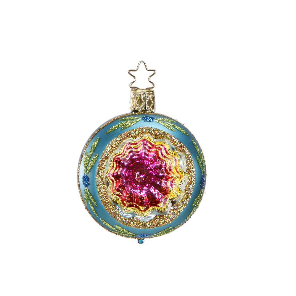 inge-glas-funkelnder-reflex-t-rkis-christbaumkugel-6-cm image 1