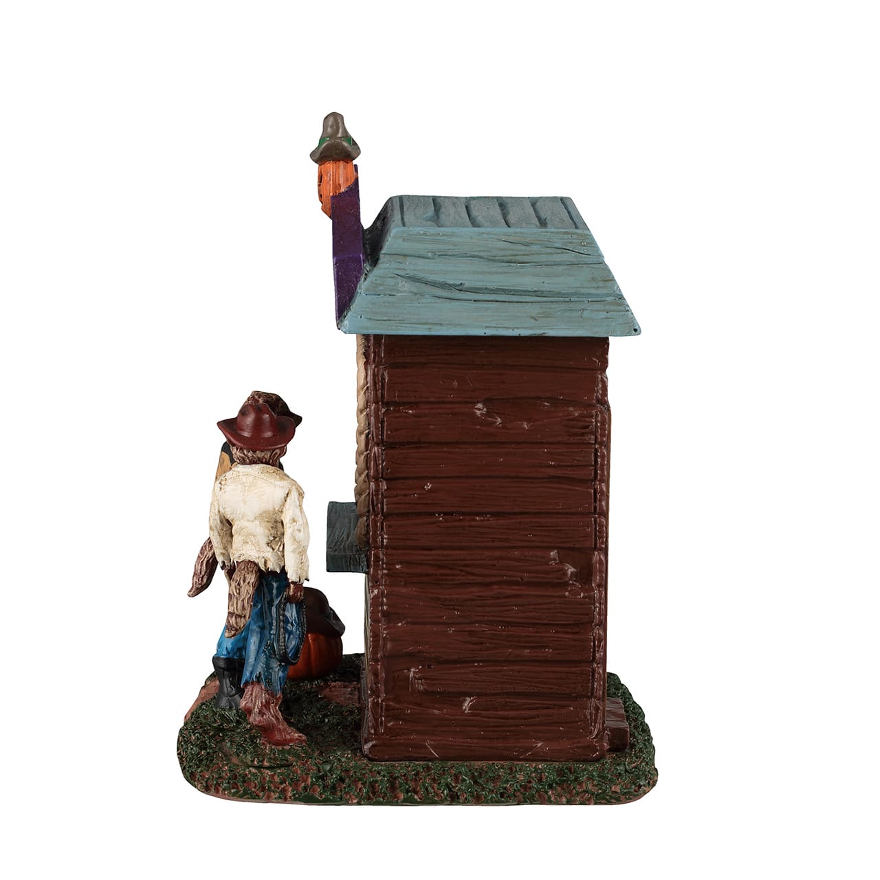 lemax-full-moon-bar-spooky-town-haus-beleuchtete-werwolf-bar image 3