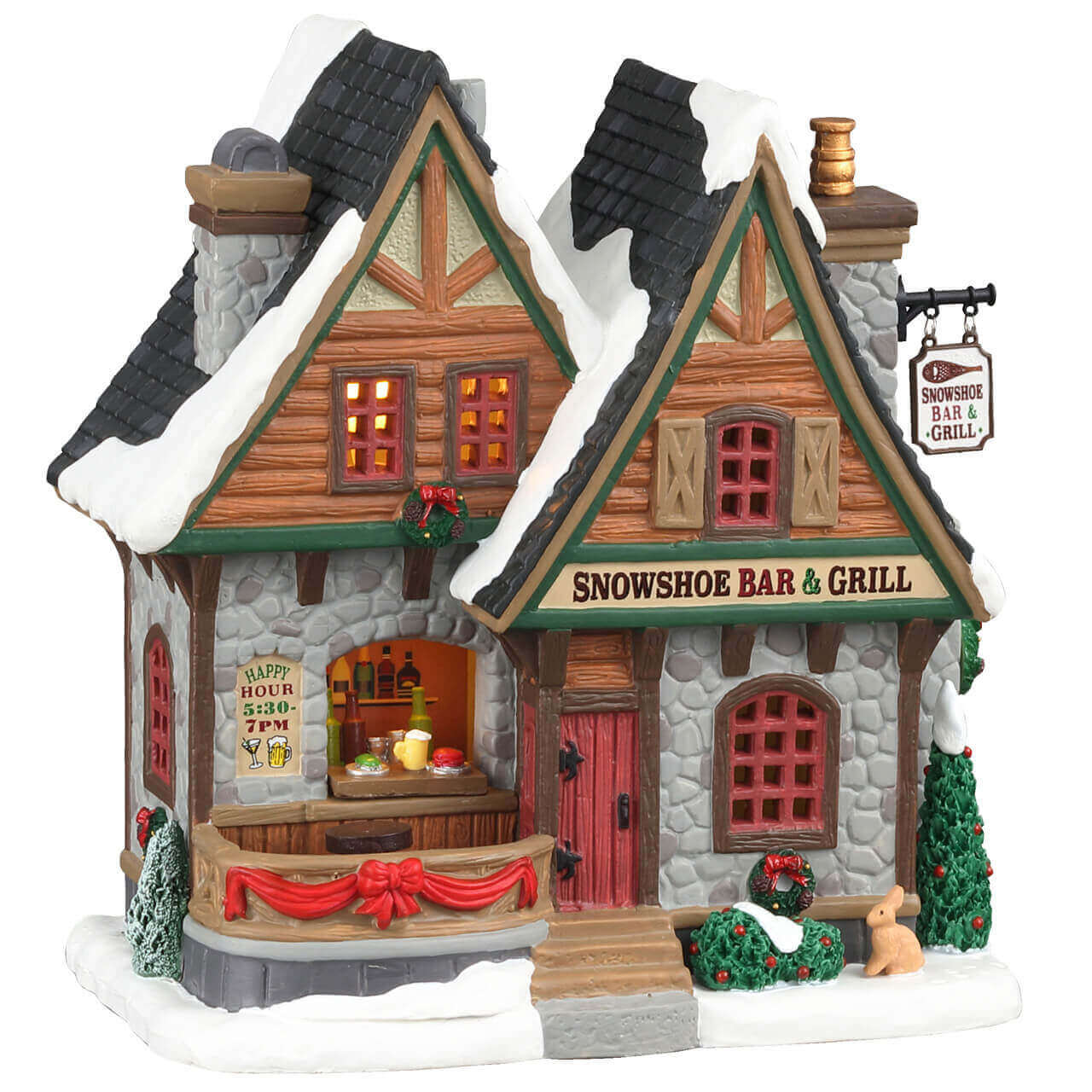lemax-snowshoe-bar-grill-vail-village-miniaturhaus image 1