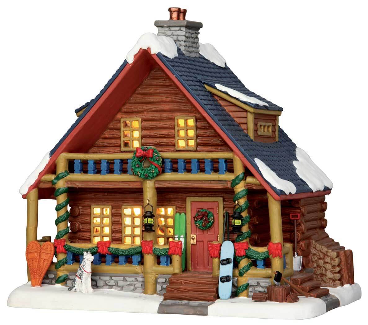 lemax-parker-s-cabin-beleuchtete-waldh-tte-miniaturhaus image 1