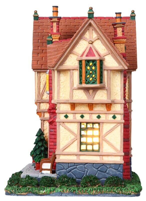 lemax-tudor-cottage-beleuchtetes-miniaturhaus-weihnachten image 2