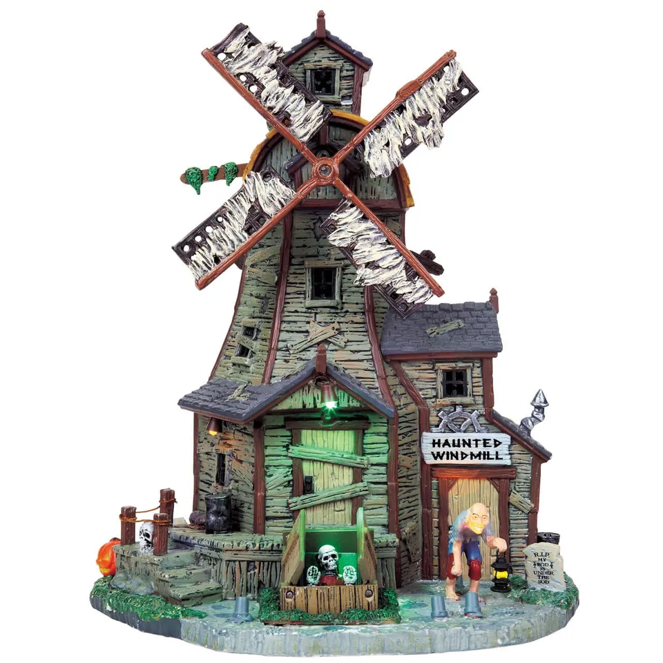lemax-haunted-windmill-grusel-windm-hle-mit-animation image 1