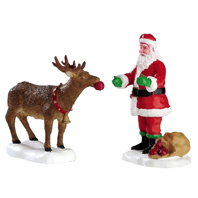 lemax-reindeer-treats-set-of-2-miniatur-figuren-f-r-santa-s-wonderland image 1