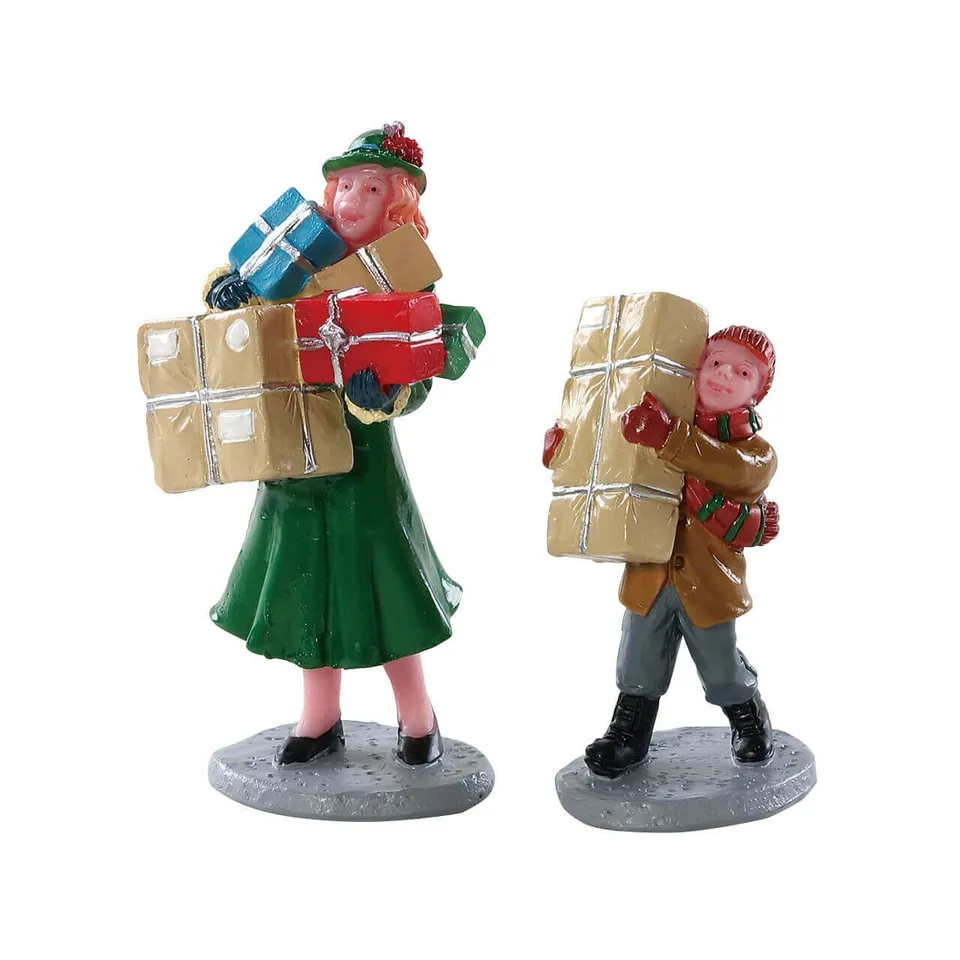 lemax-christmas-rush-caddington-miniatur-figurenset image 1