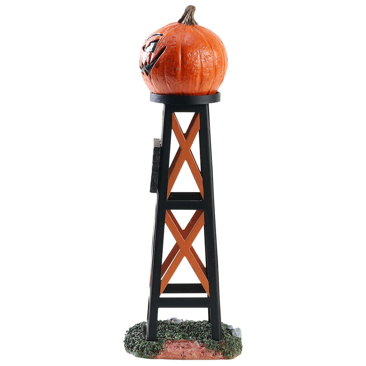 lemax-evil-pumpkin-water-tower-spooky-town-miniatur image 2