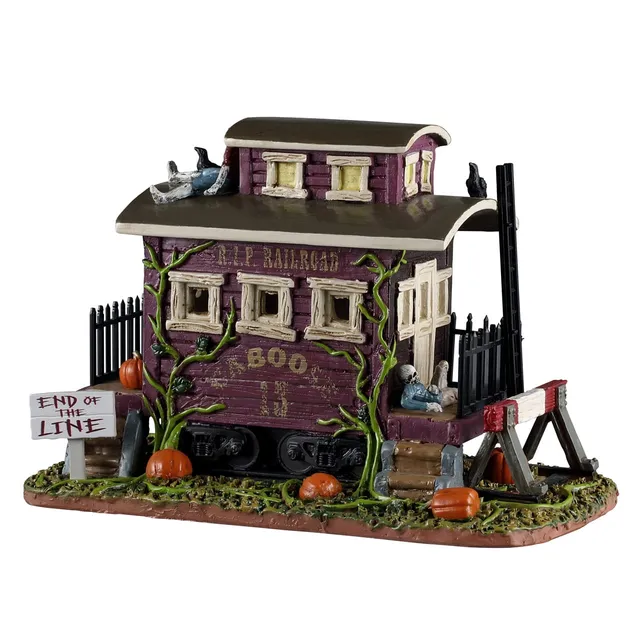 lemax-creepy-ca-boo-se-spooky-town-eisenbahnwagen image 1