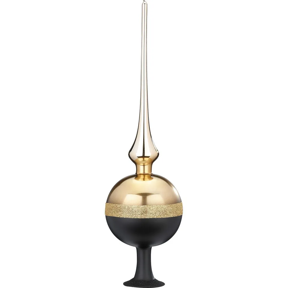 inge-glas-horizont-christbaumspitze-10-x-36-cm-gold image 1