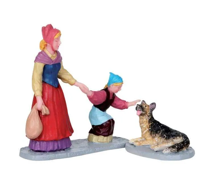 lemax-oh-can-i-pet-him-miniatur-figur-weihnachtsdorf-zubeh-r image 1