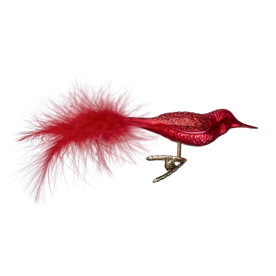 inge-glas-v-gelchen-rot-matt-10-cm-christbaumkugel image 1