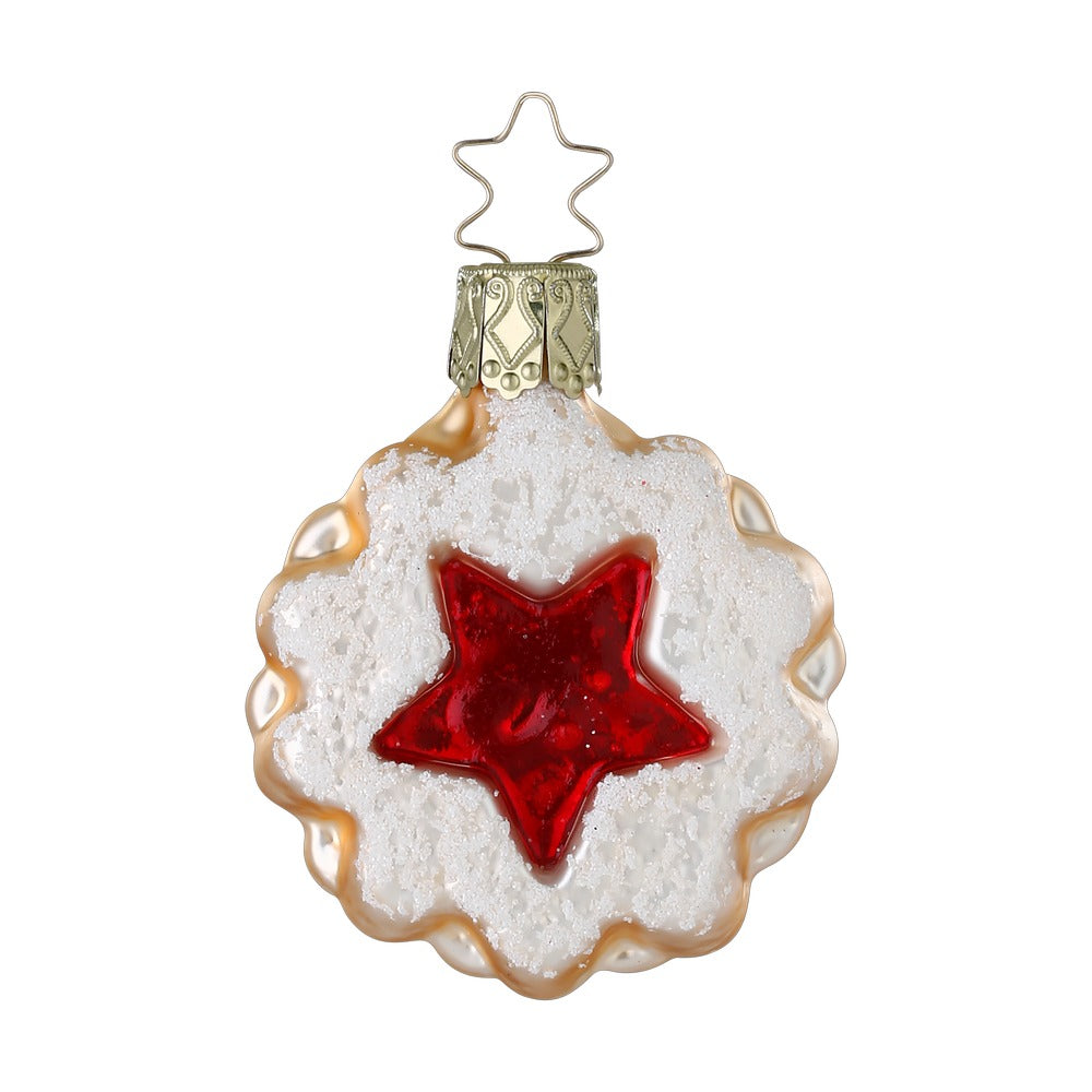 inge-glas-spitzbube-stern-geb-ckfigur-rot-6-cm image 1