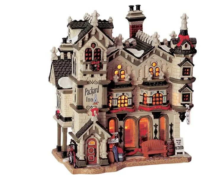 lemax-packard-inn-beleuchtetes-miniatur-gasthaus-f-r-weihnachtsdorf image 1