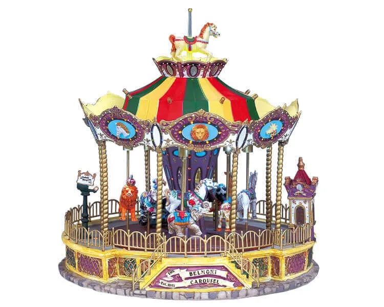 lemax-belmont-carousel-miniatur-karussell image 1