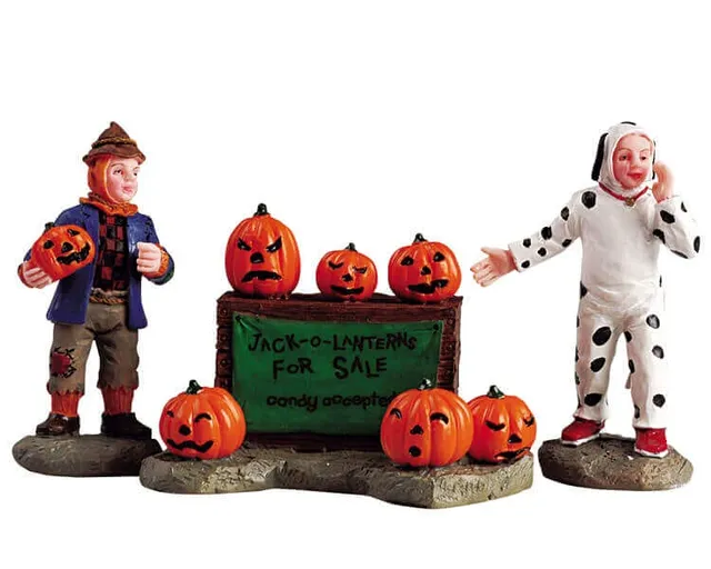 lemax-jack-o-lantern-sales-spooky-town-miniatur-stand image 1