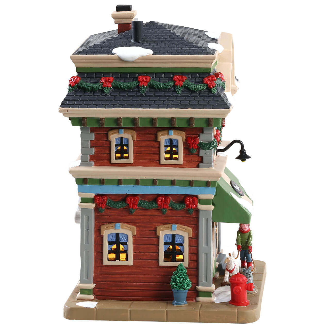 lemax-dog-walking-agency-beleuchtetes-miniaturhaus image 3