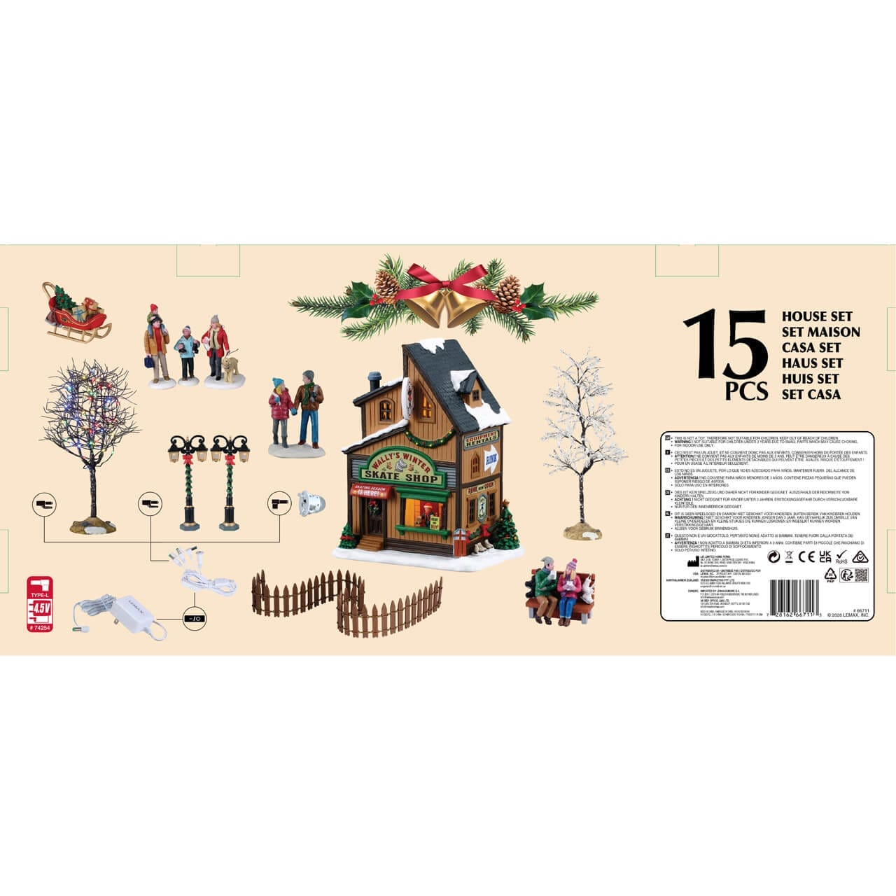 lemax-wally-s-winter-skate-shop-set-vail-village-haus-set image 3