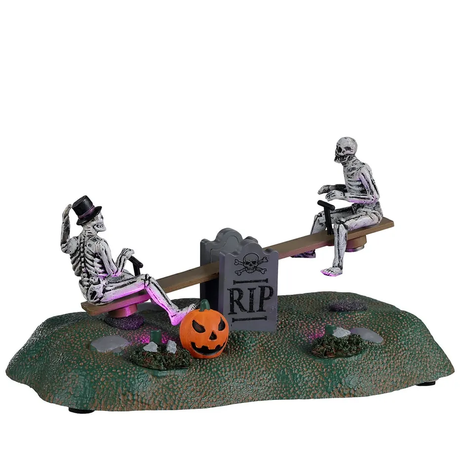 lemax-tombstone-see-saw-miniatur-szene image 1