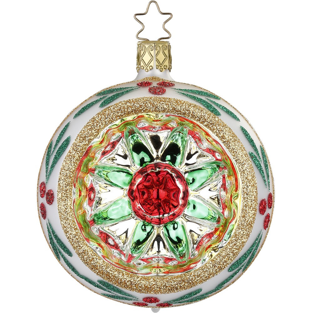 inge-glas-manufaktur-mistelzweig-glaskugel-anh-nger-8-cm-funkelnder-reflex image 1